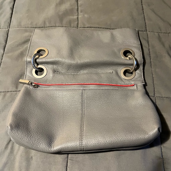 EUC Hammit VIP Meduim Montana reversible crossbody in Stingray Blue/Steel Grey - Picture 13 of 17